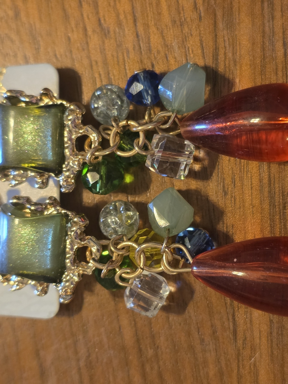 Multicolor Crystal Drop Dangle Earrings
